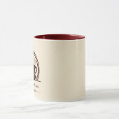 Moderne Minimal Coffee Shop professionele winkel Mok (Midden)