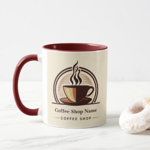 Moderne Minimal Coffee Shop professionele winkel Mok