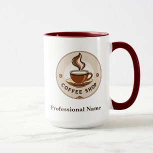Moderne Minimal Coffee Shop professionele winkel Mok