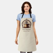Moderne Minimal Coffee Shop professionele winkel Schort (Gedragen)