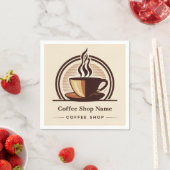 Moderne Minimal Coffee Shop professionele winkel Servet (Insitu)