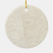 Moderne minimal Custom Gift Labels Keramisch Ornament (Achterkant)