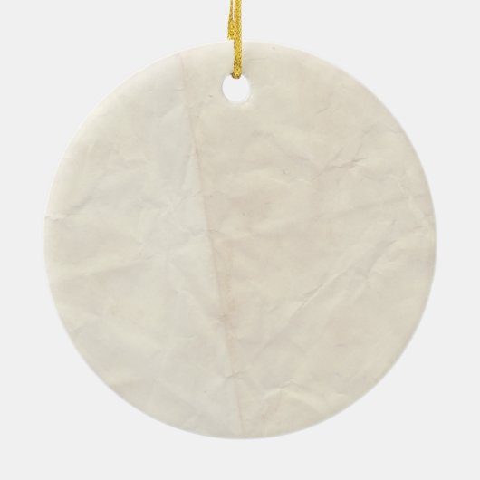 Moderne minimal Custom Gift Labels Keramisch Ornament (Achterkant)