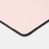 Moderne minimal pastel roze monogram Initialen Bureaumat (Hoek)