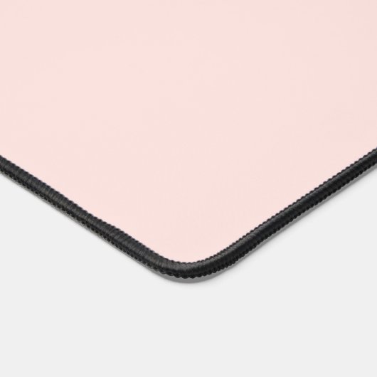 Moderne minimal pastel roze monogram Initialen Bureaumat (Hoek)