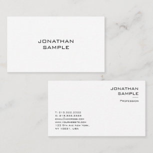 Moderne Minimal Sjabloon Elegant Professional Visitekaartje