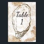 Moderne minimal Waterverf oester dubbelzijdig Kaart<br><div class="desc">Prachtige tafelnummers voor uw strandbruiloft of oesterbraad! Dubbelzijdige Waterverf accenten geven deze een stijlvolle strandelegantie. Vind overeenkomende objecten in mijn winkel. Gebruik de personalisatiefunctie om het tabelnummer te bewerken en elk nummer afzonderlijk aan uw winkelwagentje toe te voegen om te kopen.</div>