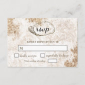 Moderne minimal Waterverf Oyster Beach RSVP Informatiekaartje (Voorkant)
