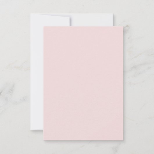 Moderne Minimal Wedding RSVP Kaart (Achterkant)