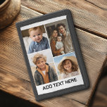 Moderne Minimal White 4 fotocollage Drievoud Portemonnee<br><div class="desc">Een modern ontwerp met het fotorooster maakt dit een eenvoudig ontwerp. Een unieke manier om herinneringen vast te leggen en te delen met vrienden en familie.</div>