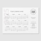 Moderne Minimal White Business Kalender 2025 (Voorkant)