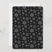 Moderne, minimale 1-fotokerstfeestdag feestdagenkaart (Achterkant)