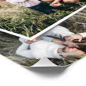 Moderne minimale 5 foto-elegant eenvoudig uniek perfect poster (Hoek)