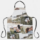 Moderne, minimale 5 foto-elegant fleece deken schort (Voorkant)