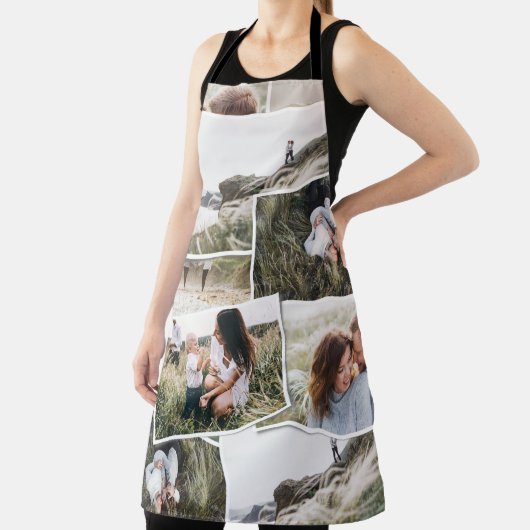 Moderne, minimale 5 foto-elegant fleece deken schort (Insitu)