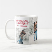 Moderne, minimale 5 foto-kerstelegant script Co Koffiemok (Links)