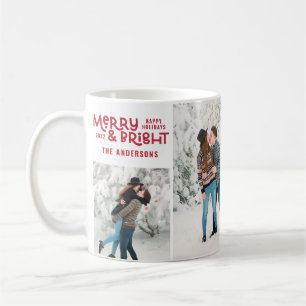 Moderne, minimale 5 foto-kerstelegant script Co Koffiemok