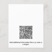 Moderne minimale aangepaste makelaar onroerend goe flyer (Achterkant)