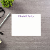 Moderne minimale aangepaste naam post-it® notes