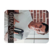 Moderne minimale aankondiging van de Photo Bk Afst Magneet (Horizontaal)