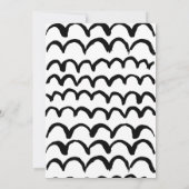 Moderne, minimale aankondigingskaart voor Afstuder Aankondiging (Achterkant)