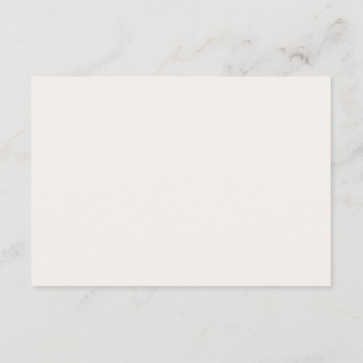 Moderne minimale aardse bruiloft QR-code RSVP Informatiekaartje (Achterkant)