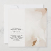 Moderne minimale abstracte fotocollage afstuderen kaart (Achterkant)