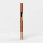 Moderne minimale abstracte geometrische bruine fig Case-Mate iPhone case (Achterkant/rechts)