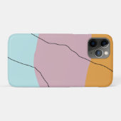 Moderne minimale abstracte geometrische kleurrijke Case-Mate iPhone case (Achterkant (horizontaal))