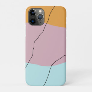 Moderne minimale abstracte geometrische kleurrijke Case-Mate iPhone case