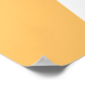 Moderne, minimale abstracte geometrische oranje ma poster (Hoek)