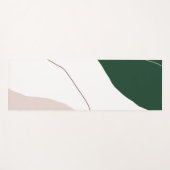 Moderne minimale abstracte geometrische pastelkleu yogamat (Voorkant (horizontaal))