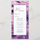 Moderne minimale Abstracte kalligrafie Menu (Voorkant)