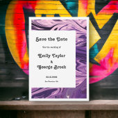 Moderne minimale Abstracte kalligrafie Save The Date