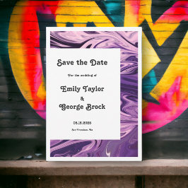 Moderne minimale Abstracte kalligrafie Save The Date