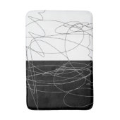 Moderne minimale abstracte krabbel badmat (Voorkant Verticaal)