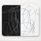 Moderne minimale abstracte krabbel muismat (Voorkant)