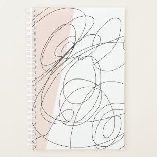 Moderne minimale abstracte krabbel planner