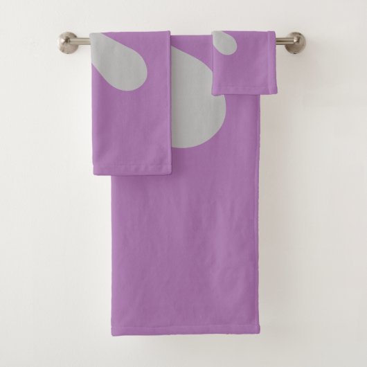 Moderne Minimale Abstracte kunstvormen Bad Handdoek (Insitu)