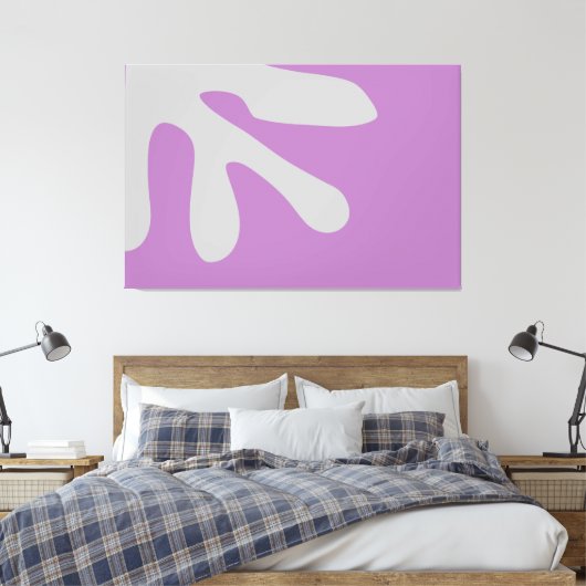 Moderne Minimale Abstracte kunstvormen Canvas Afdruk (Insitu (Slaapkamer))