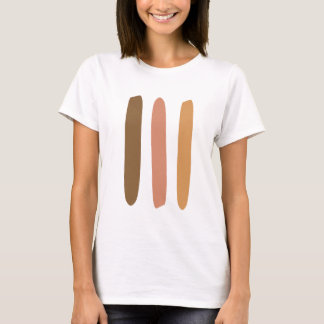 Moderne, minimale Abstracte lijntekening T-shirt