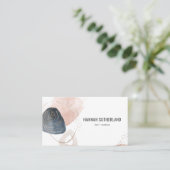 Moderne, minimale Abstracte typografie Visitekaartje (Staand voorkant)