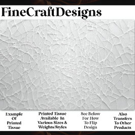 Moderne minimale Abstracte witte Web AE2 decoupage Tissuepapier