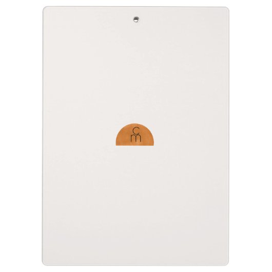 Moderne, minimale Abstracte zon op maat Klembord (Achterkant)