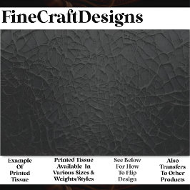 Moderne minimale Abstracte zwarte web AE3 decoupag Tissuepapier