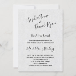 Moderne minimale afhandeling na huwelijk kaart