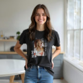 Moderne minimale Afstudeerder Typografie Klasse va Tri-Blend Shirt