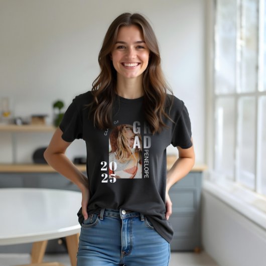 Moderne minimale Afstudeerder Typografie Klasse va Tri-Blend Shirt