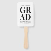 Moderne minimale Afstuderen klasse 2023 | Foto Handwaaier (Voorkant)