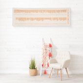 Moderne minimale alfabetische zitgrafiek spandoek (Insitu)